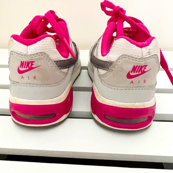 NIKE AIR MAX Command pink white sneakers tennis shoes EUC AWESOME size 7C - Picture 4 of 10